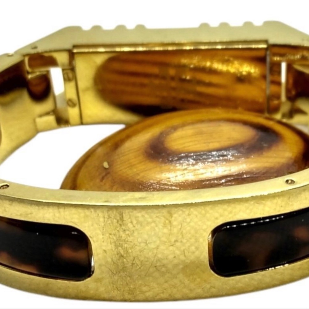 Tory Burch Rare tortoise and gold bracelet for Fitbit flex gift for her